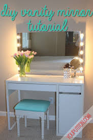 Diy Vanity Mirror Tutorial Diy Vanity Mirror Home Diy Home Decor