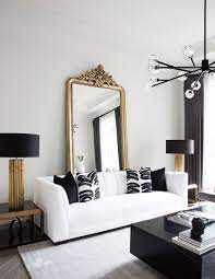 Mydomaine Gold Living Room Black And White Living Room House Interior