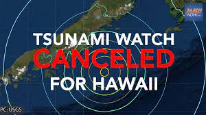 The tsunami watch that was issued for hawaii after an earthquake in the south pacific has been canceled as of 12:20 pm. Xari6q4fzp3tbm