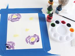 Splash a couple drops of water onto the front of your card where you will creating the watercolor effect. Make Your Own Watercolor Note Cards Hgtv