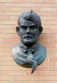 Alan Turing Gargoyle in Eugene, OR