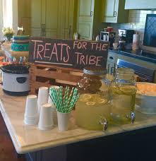 How To Throw An Aztec Themed Baby Shower The Caffeinated Woman Baby Shower Fall Baby Shower Themes Tribal Baby Shower