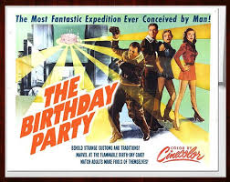 Birthday Card B Movie Poster Birthday Cards 1950s Scifi Art Retro Card Birthday Cake Birthday Space Age Alternate Histories Geekery Movie Posters Science Fiction Movie Posters B Movie