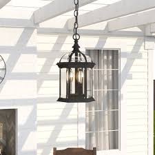 Three Posts Affric 3 Bulb 13 75 H Outdoor Hanging Lantern Wayfair Ca In 2020 Outdoor Hanging Lights Outdoor Hanging Lanterns Outdoor Ceiling Lights