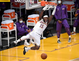 .lakers memphis grizzlies miami heat milwaukee bucks minnesota timberwolves misc nba g league new orleans pelicans new york knicks oklahoma city thunder orlando magic philadelphia. Lakers Big Man Montrezl Harrell Soars In First Game Against Clippers Sports Illustrated La Lakers News Analysis And More