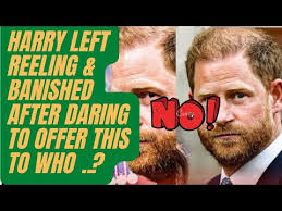 HARRY'S HAND OF FRIENDSHIP BANISHED EVEN AFTER THIS BUT BY WHO & WHY