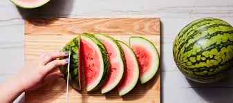 How to cut a watermelon into triangles. How To Cut A Watermelon Step By Step Epicurious