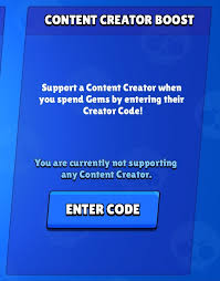 In other words, it is a code that supercell gives to a youtuber so that his followers can enter it before buying gems in the store and thus support their favorite content creator. A Sample Of The New Update Brawlstars