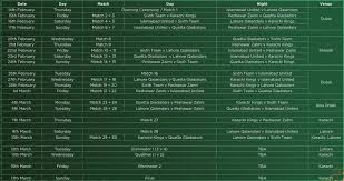 Psl 6 to start from june 9, final on june 24; Psl 2019 Season 4 Full Details From Venue Schedule To Timings Insidesport
