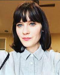 10 Celebrities Who Look Bangin In A Bob For 2018 Fringe Hairstyles Zooey Deschanel Hair Celebrity Short Hair
