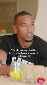 Caleb Williams and Amon Ra St Brown College