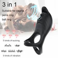 3 in 1 Remote Control Penis Ring Vibrator