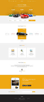 Turbo Car Rental Psd Template For Car Rental And Booking Website Vehicle 웹디자인 웹사이트