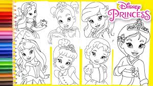 These princess coloring pages feature fun images that will delight your child. Disney Princess Toddlers Belle Cinderella Aurora Ariel Coloring Pages For Kids Youtube