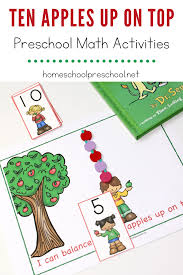 This activity will be fun, colorful and go great alongside the book. Printable Ten Apples Up On Top Preschool Math Activities
