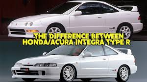Acura integra jdm type r. The Difference Between The Jdm Honda Acura Integra Type R Youtube