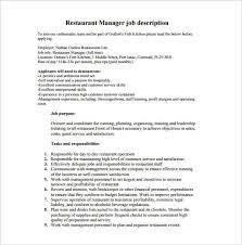 Search assistant hotel operations manager jobs. Restaurant Manager Job Description Template 12 Free Word Pdf Format Download Free Premium Templates