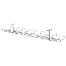 Signum Kabelkanal Horisontell Silverfargad Ikea Kabelhantering Ikea Hemmakontor