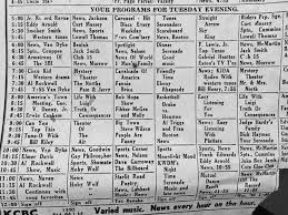 From Tuesday January 2 1951 Des Moines Register The Evening Radio Schedule For Six Stations Notice The Sign Off Time Sign Off Evening Inews