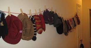 Quick Storage For All My Winter Hats And Gloves Winter Gear Organization Hat Storage Coat Closet Organization