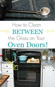 Here are some general tips that may help depending on your particular model: How To Clean An Oven Door In Between The Glass Mom 4 Real