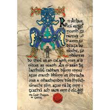 Shop art.com for the best selection of lord's prayer wall art online. Lord S Prayer In Irish Gaelic Illuminated Manuscript Print Irish Traditions