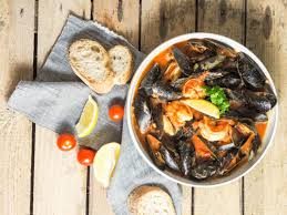Kroatien Am Teller Dobar Dan Muscheln Und Garnelen Auf Buzara Art Kroatische Kuche Mediterrane Rezepte Kroatische Rezepte