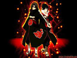 Uchiha itachi, naruto shippuuden, manga, digital art, red, colored background. Naruto Shippuden Wallpaper Akatsuki Itachi