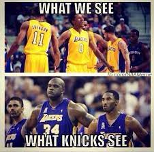The knicks and lakers meet at the staples center on tuesday, may 11th. Will The New York Knicks Made The Playoffs Nba Memes Http Nbafunnymeme Com Will The New York Knicks Made The Playof Nba Funny Nba Memes New York Knicks