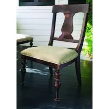 Hardwood solids and cherry veneersdeep tobacco color finishrectangular end tableone drawer and shelfpaula deen home the paula deen down home collection captures the essence of comfortable, casual living. Paula Deen Home Paula S Arm Chair In Tobacco Set Of 2 Code Univ20 For 20 Off By Dining Rooms Outlet