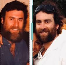 Family resemblance between father and son in Alaska