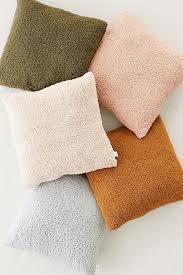 sherpa teddy throw cushion cheap home decor throw pillows home decor bedroom