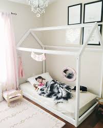 It formally begins at child's very first birthday. Montessori Floor Toddler Bed Floor Bed Toddler Floor Beds Toddler Floor Beds Toddler Bed Toddler Floor B House Frame Bed Toddler House Bed Diy Toddler Bed