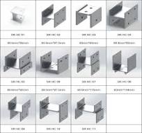 SR HC 02 Solar Mounting Bracket Component Aluminum H Shape ...
