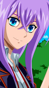 Purple hair short hair anime purple eyes anime girls. Purple Hair Anime Girl Card 1080x1920 Iphone 8 7 6 6s Plus Wallpaper Background Picture Image