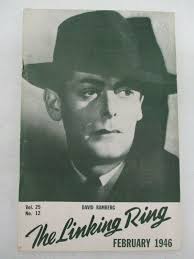 THE LINKING RING MAGAZINE FEBRUARY 1946 V 25 NO 12 DAVID BAMBERG MAGIC  MAGICIAN