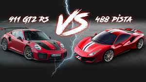 Other 2018 body shapes and variants of this base model: Ferrari 488 Pista Vs Porsche 911 Gt2 Rs Battle By The Numbers