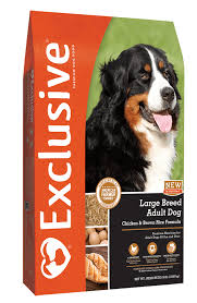 Exclusive dog food & treat brands. Exclusive Large Breed Adult Chicken Brown Rice Formula Woodard Mercantile