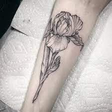Iris For Amelia Thank You Johnotattooer Black Iris Tattoo Flower Tattoo Sleeve Iris Tattoo Iris Flower Tattoo