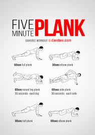 five minute plank workout