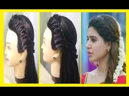 If deepika padukone is sporting a hairstyle, you best believe we should be following suit. Latest Free Hair Hairstyle For Lehenga Choli Saree Samantha Inspired Traditional Dress Hairstyle Youtube