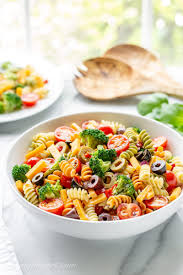 To store the pasta salad, it's a good idea to toss them in the freezer for storage. Easy Pasta Salad Recipe Saving Room For Dessert