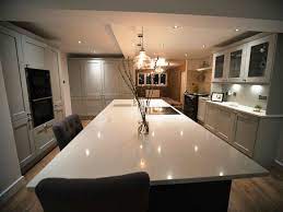 A+ bbb accredited, wichita, ks owned company in business for 20+ years Quartz Worktops Shaker Fitted Kitchen In Blakedown With Graphite Island