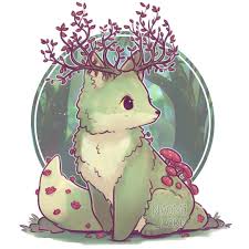 Thought I D Start Off My Elemental Fox Series With Earth Because Any Opportunity To Give A Fox Branch Cute Animal Drawings Kawaii Fox Art Animal Art