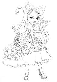 ¡cayendo en una divertida aventura de hadas al aire libre! Baby Ever After High Coloring Pages