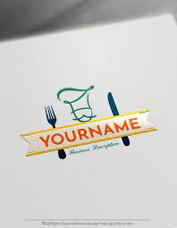 Luxury Chef Logo Design Online Free Food Logo Maker Chef Logo Food Logo Design Logo Food