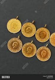 Ig gold coin price & market data. Turkish Quarter Gold Image Photo Free Trial Bigstock