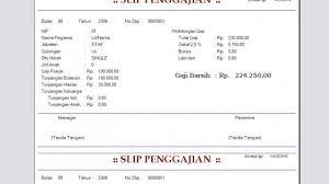 Contoh Slip Gaji Pnm Mekaar Cara Golden
