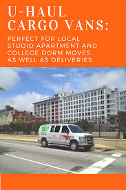 U Haul Cargo Vans Are Ideal For Your Local College Dorm Or Studio Apartment Move A Cargo Van Can Fit Up To A Mattress Cargo Van Studio Apartment Rental Vans