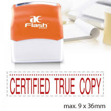 This copy of the document is made from an original document, and has a. Self Inking Stock Title Stamp Certified True Copy Da 024 Shopee Malaysia